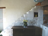 inside stone stairs gite-la-chesnaye