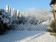 NEIGE JARDIN GITE LA CHESNAYE FRESSINES