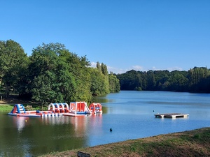 piscine en pleine eau